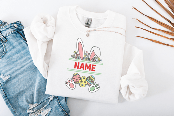 Adorable Custom Bunny Name Design for Easter Projects