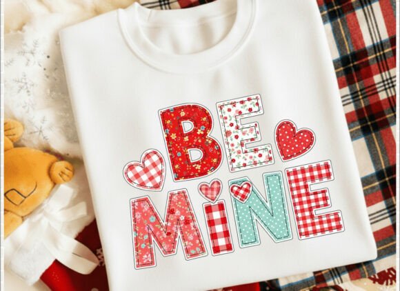 Be Mine Valentine T-Shirt Design: Sweet Graphics for Creative Projects