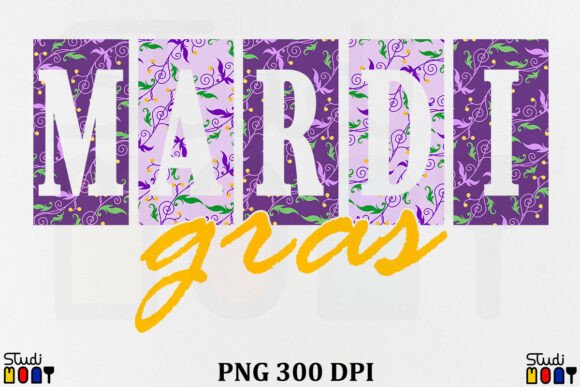 Celebrate in Style with Vintage Mardi Gras Design PNG