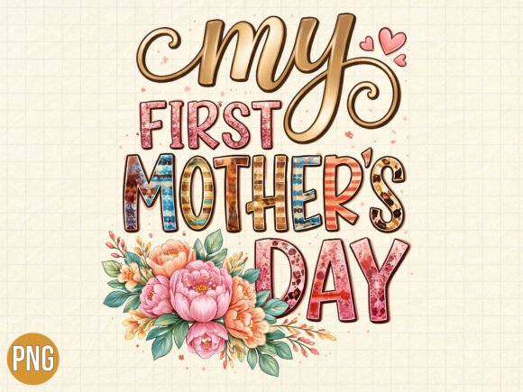 Celebrate Mom: A Floral Design PNG for Your Creative Projects