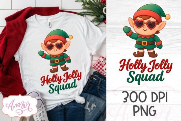 Charming Christmas Elf Art: Your Holiday Sublimation Solution