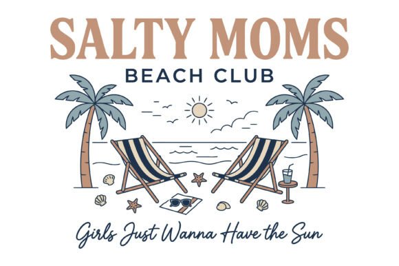 Salty Moms Beach Club: Your Go-To Summer Design Pack