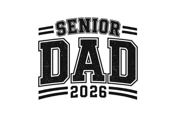 Senior Dad 2026 Vintage Design: Retro Typography for Modern Projects