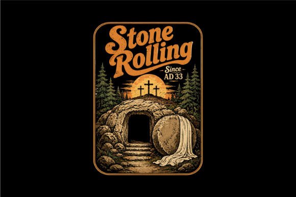 Stone Rolling Empty Tomb Design: A Symbol of Faith and Hope