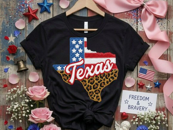 Texas Pride Meets Wild Style: A Modern Graphic